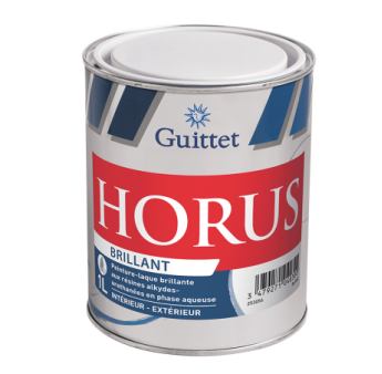 Peinture laque GUITTET Horus brillant blanc 1L