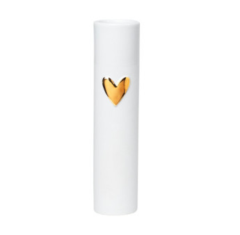 RÄDER Vase Coeur en Or 17cm
