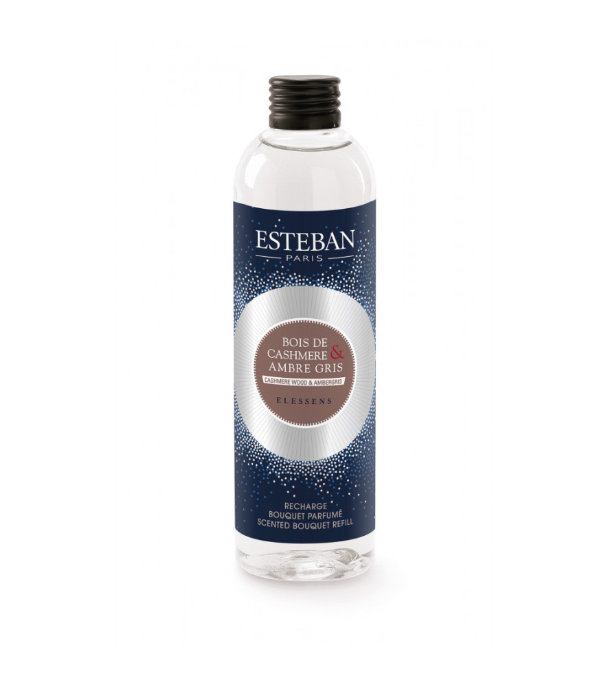 ESTEBAN Recharge pour bouquet parfumé Bois de cashmere & Ambre gris 250ml ESTEBAN Recharge pour bouquet parfumé Bois de cashmere & Ambre gris 250ml