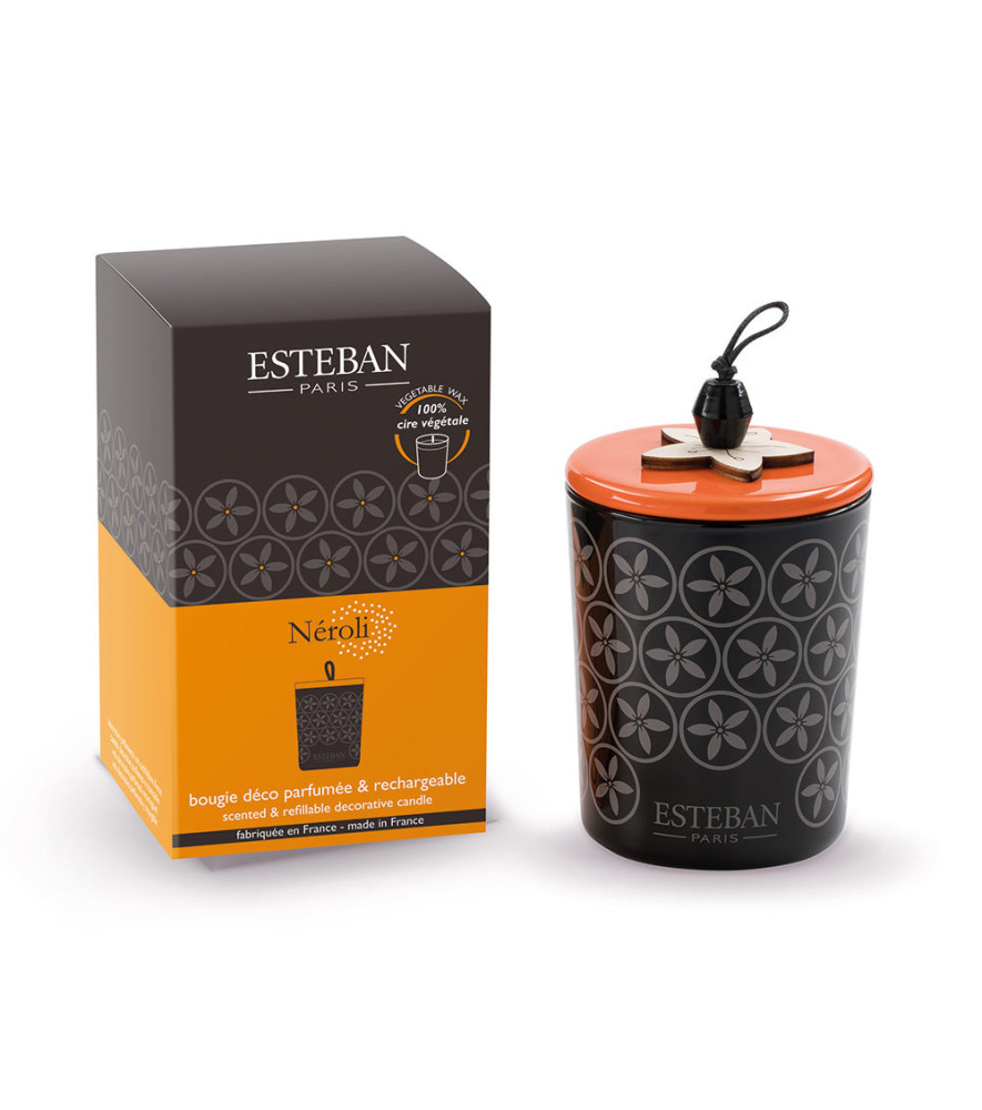 ESTEBAN Bougie décorative parfumée rechargeable NÉROLI ESTEBAN Bougie décorative parfumée rechargeable NÉROLI