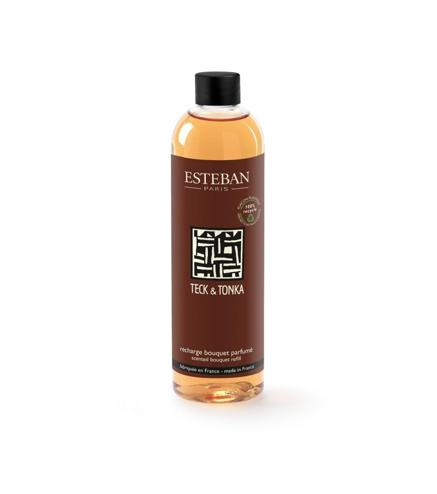 ESTEBAN Recharge pour bouquet parfumé TECK & TONKA 250ml ESTEBAN Recharge pour bouquet parfumé TECK & TONKA 250ml