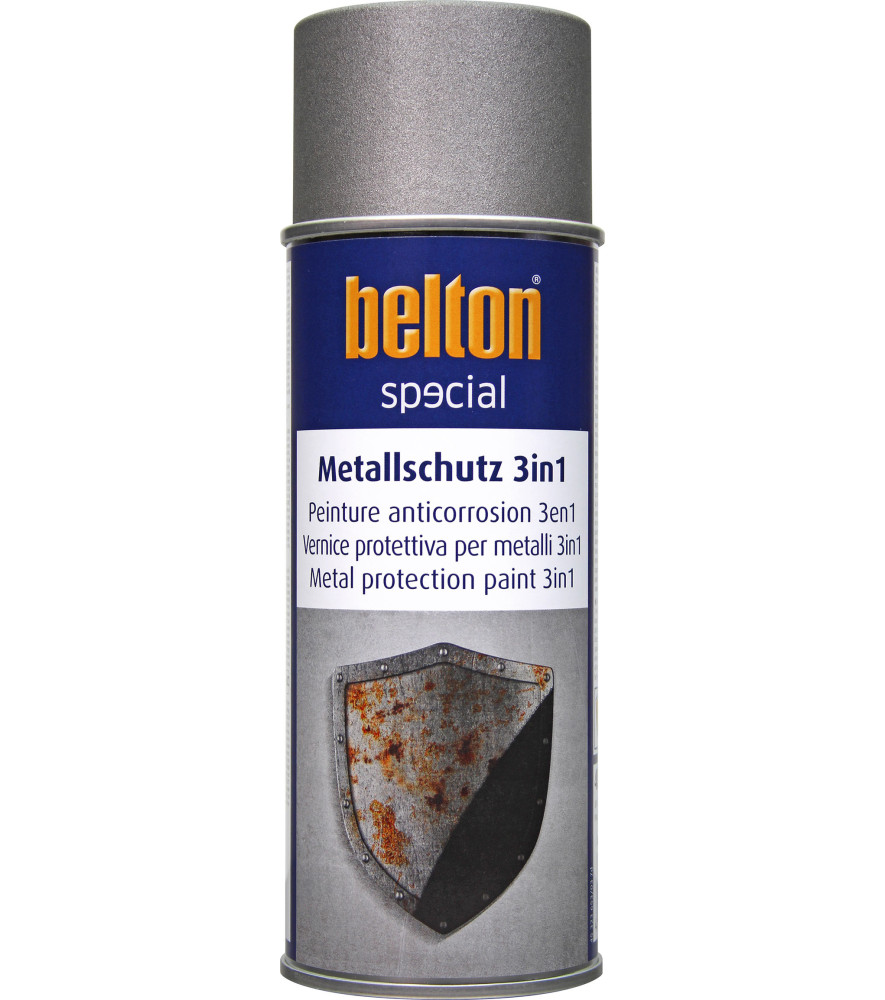 Peinture anti-corrosion BELTON argent métal 400ml