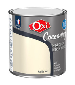 Peinture OXI murs et boiseries COCOONING mat velours  argile  0,5L