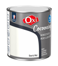Peinture OXI murs et boiseries COCOONING mat velours  quartz  0,5L