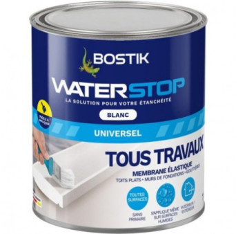 Résine d'étanchéité BOSTIK Waterstop blanc 1kg