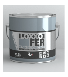 Peinture fer monocouche LOXXO noir mat 0,5L