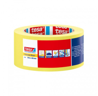 Adhésif de masquage de précision jaune TESA 50mx50mm