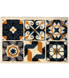 Tapis brosse DECORMAT coco 15mm Andalousie 40x60cm