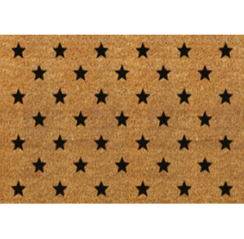 Tapis brosse coco 15mm Etoiles 40x60cm