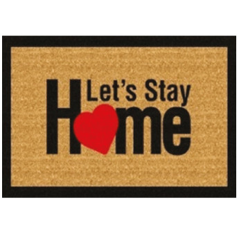 Tapis brosse coco 15mm Home Coeur 40x60cm