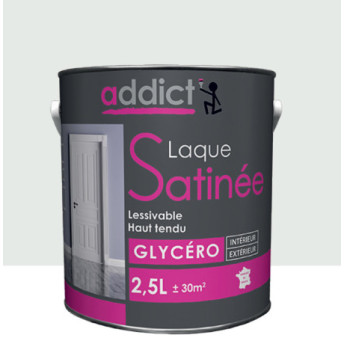 Laque ADDICT glycéro satin 2,5L coton