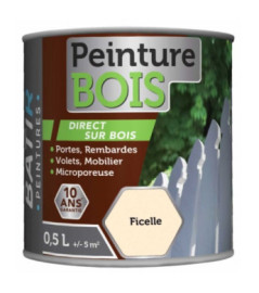 Peinture bois BATIR glycéro 0,5L ficelle