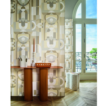 Papier Peint Casamance Collection FAUBOURG DES LUMIÈRES Vitrail 76250100