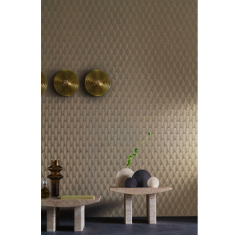 Papier Peint Casamance Collection MÉTAL - TEXTURES Tourmaline 75781528