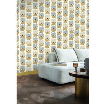 Papier Peint Casamance Collection SQUARE JASMIN Dauphine 75690610