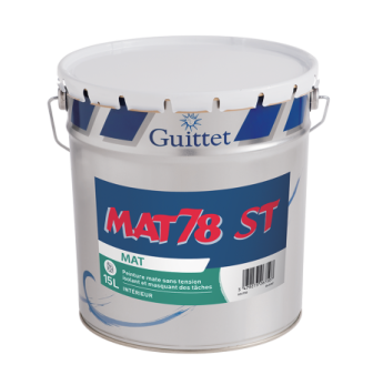 Peinture GUITTET Mat78 ST blanc 15L