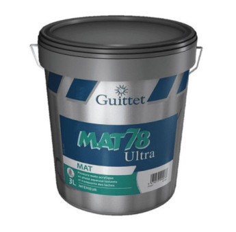 Peinture GUITTET Mat 78 ultra teinte pastel 3L