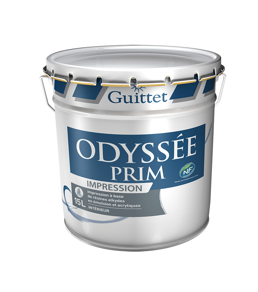 Peinture GUITTET Odyssée prim blanc 15L Peinture GUITTET Odyssée prim blanc 15L