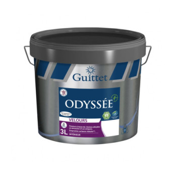 Peinture GUITTET Odyssée+ velours blanc 3L