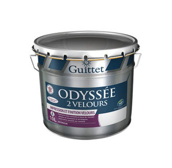 Peinture GUITTET Odyssée 2 velours blanc 10L