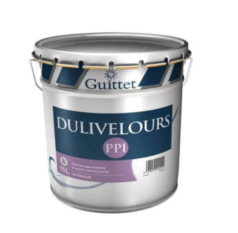 Peinture GUITTET Dulivelours acrylique blanc 15L