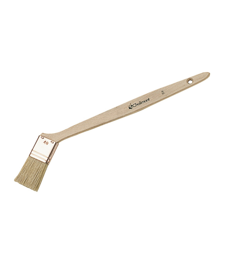 LOP Brosse plate coudée sur chant Taille 40 Sortie Fibres 50mm Épaisseur 9mm LOP Brosse plate coudée sur chant Taille 40 Sortie Fibres 50mm Épaisseur 9mm