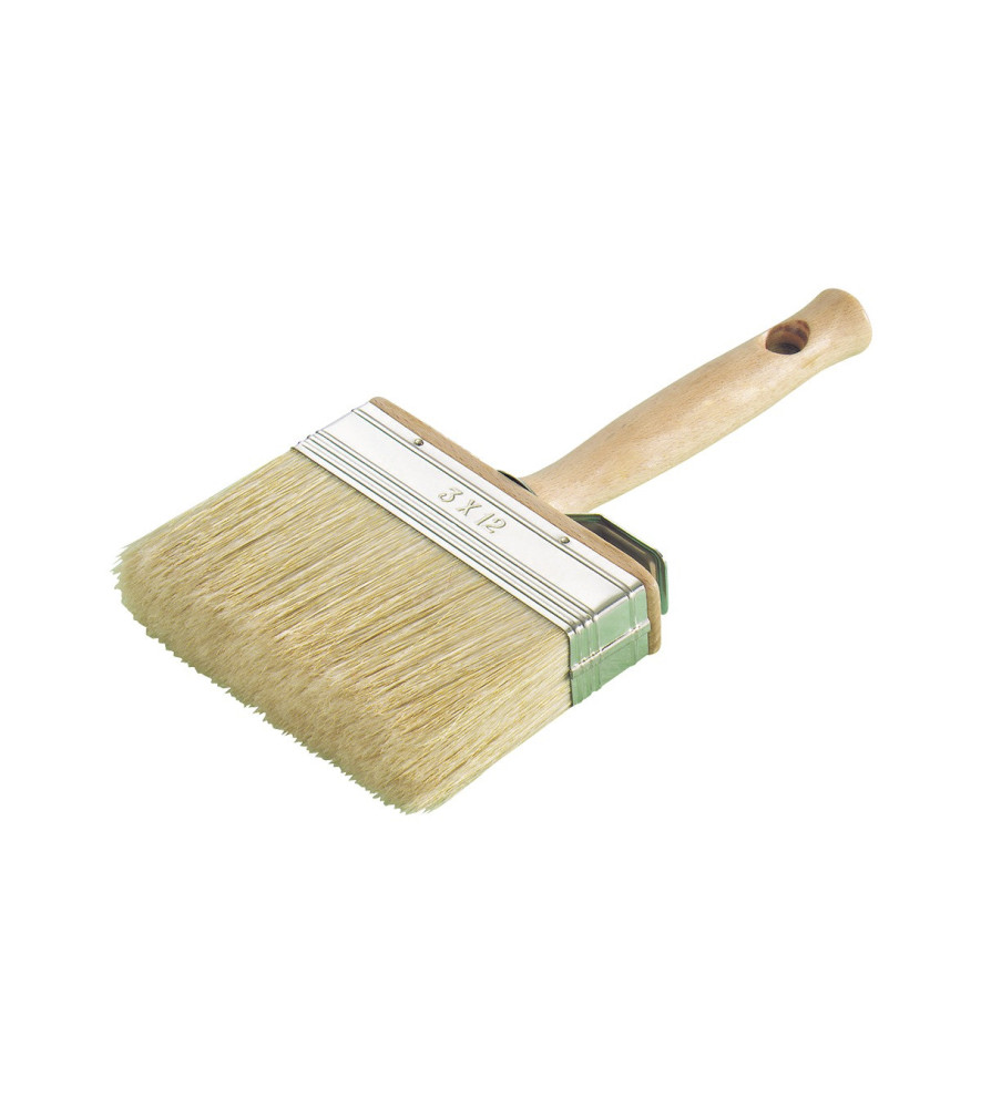 LOP Brosse plate à peindre Taille 120 Sortie Fibres 68mm Dimensions 120x30mm LOP Brosse plate à peindre Taille 120 Sortie Fibres 68mm Dimensions 120x30mm