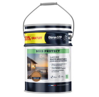 TECHNIMA Oléron Lasure Bois Protect chêne clair 5L+20% gratuit