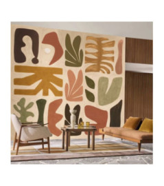 Panoramique CASAMANCE Collection MODERNISMO JORGE NUDE/KAKI 76863466 300x68cm