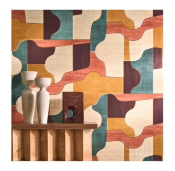 Papier peint CASAMANCE Collection MODERNISMO MULTICO 76820202