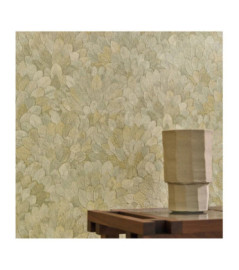 Papier peint CASAMANCE Collection MODERNISMO FEIJOA AMANDE 76841120
