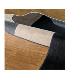 Papier peint CASAMANCE Collection MODERNISMO ANTHRACITE/MARINE 76820406