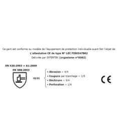 LOP Gants tricot Spécial Peintre Taille 9