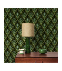 Papier Peint CASADECO Collection ANNEES FOLLES FOLIES ST JAMES VERT OLIVE ANFO201057873