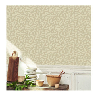 Papier Peint CASADECO Collection MATERA SANARA BEIGE LIN MATA201151391