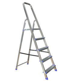 Escabeau VERITT acier-alu 5 marches -  2,81m