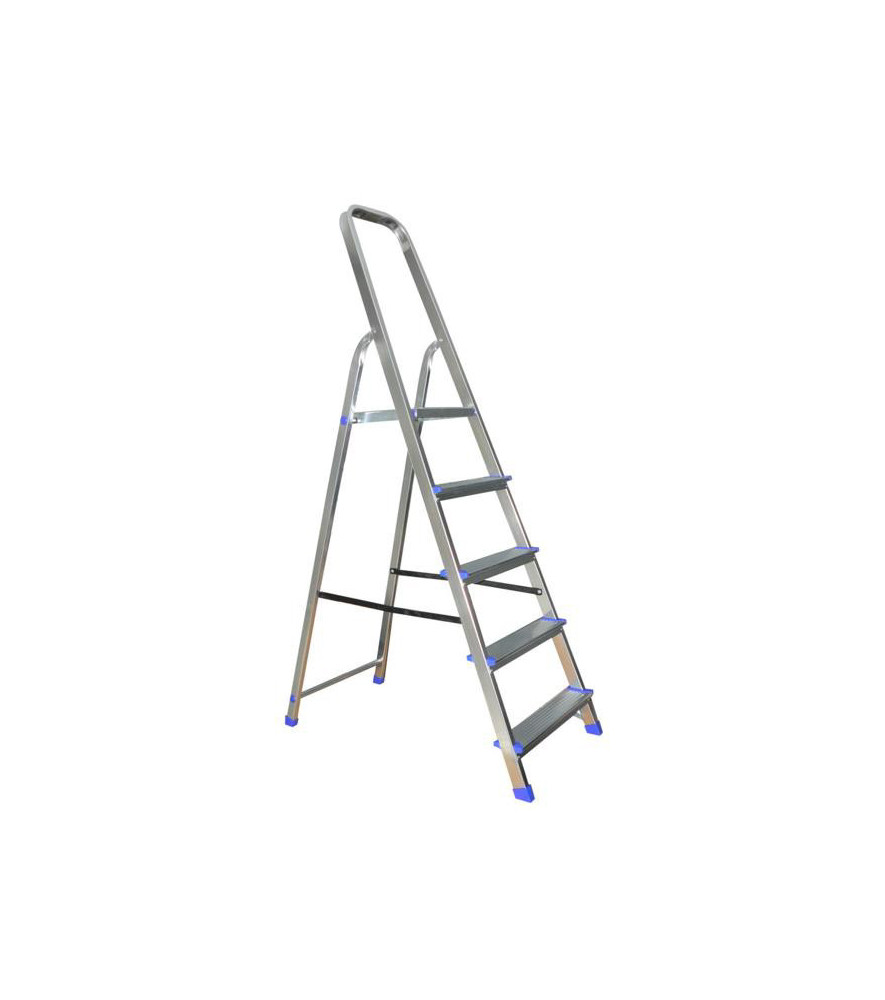 Escabeau VERITT acier-alu 5 marches - 2,81m Escabeau VERITT acier-alu 5 marches - 2,81m