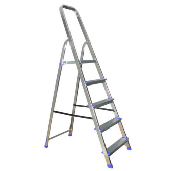 Escabeau VERITT acier-alu 5 marches -  2,81m