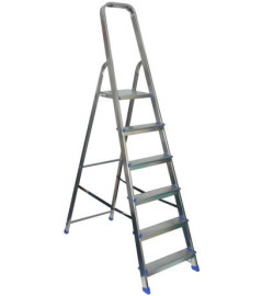 Escabeau VERITT acier-alu 6 marches -  3,03m