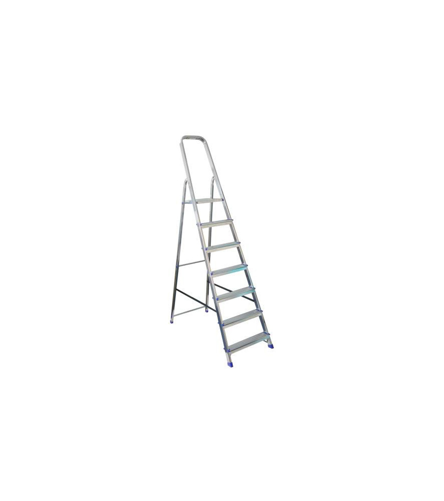 Escabeau VERITT acier-alu 7 marches -  3,25m