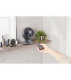 Ventilateur WOOZOO compact fixe gris 30m²