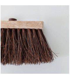 Balai bois FSC 100% piassava naturel