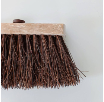 Balai bois FSC 100% piassava naturel