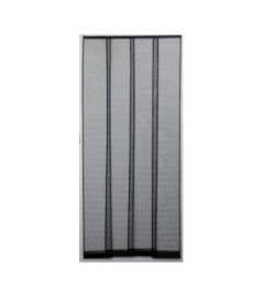 Rideau Moustiquaire Fibre de Verre ESSENTIEL noir 100x230cm