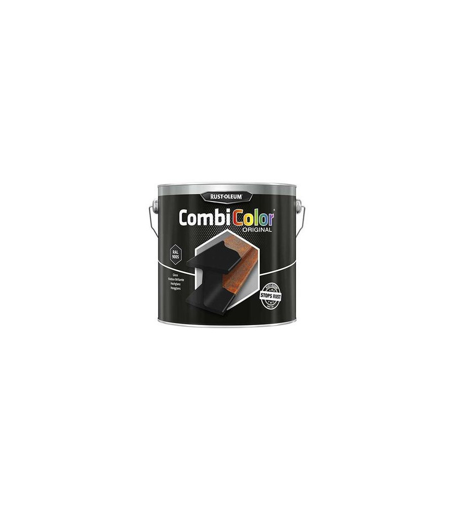 Peinture RUST-OLEUM Combicolor Original mat noir RAL 9005 2,5L Peinture RUST-OLEUM Combicolor Original mat noir RAL 9005 2,5L