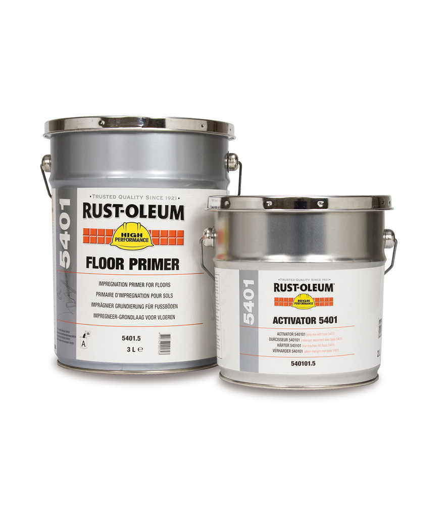 Primaire d'imprégnation RUST-OLEUM epoxy bi-composants 5401 kit 1L (durcisseur inclus) Primaire d'imprégnation RUST-OLEUM epoxy bi-composants 5401 kit 1L (durcisseur inclus)