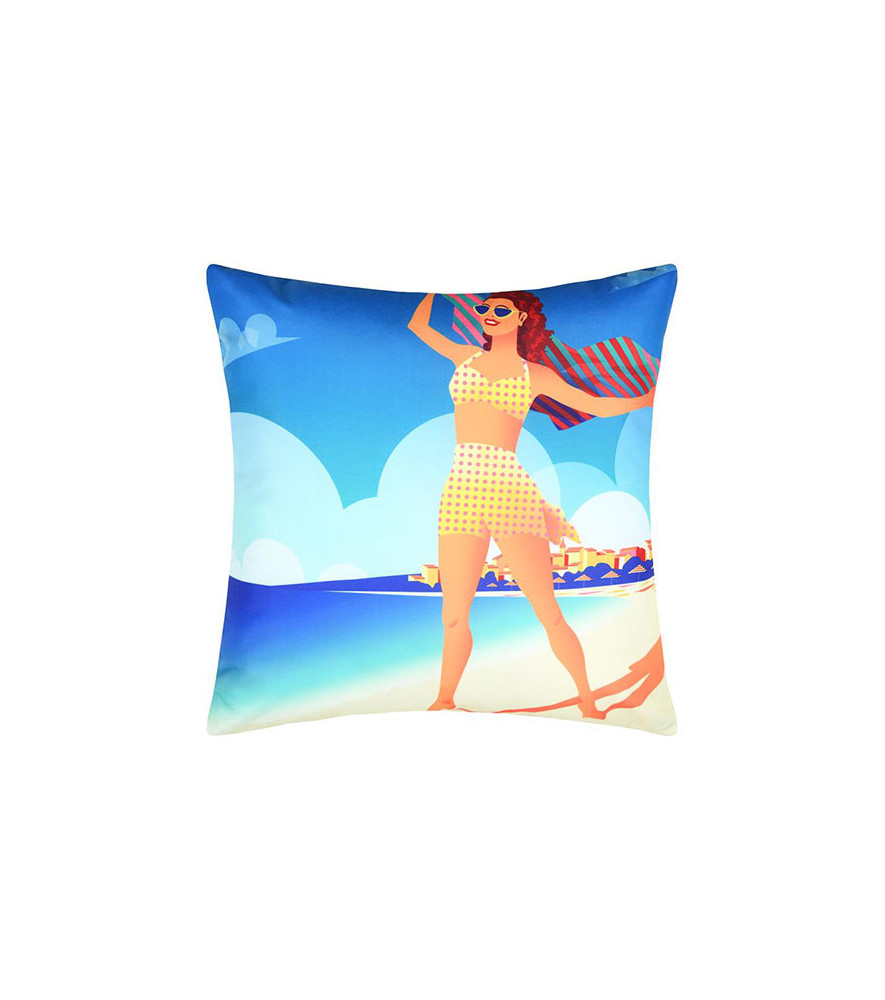 STOF BAIGNEUSE coussin outdoor multicolore 45x45cm STOF BAIGNEUSE coussin outdoor multicolore 45x45cm
