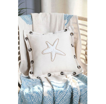 Coussin STOF PAROS 40x40cm Naturel
