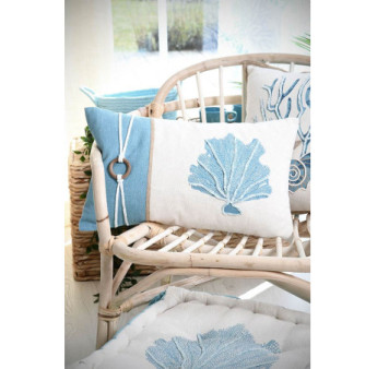 Coussin STOF PAROS 30x50cm Naturel