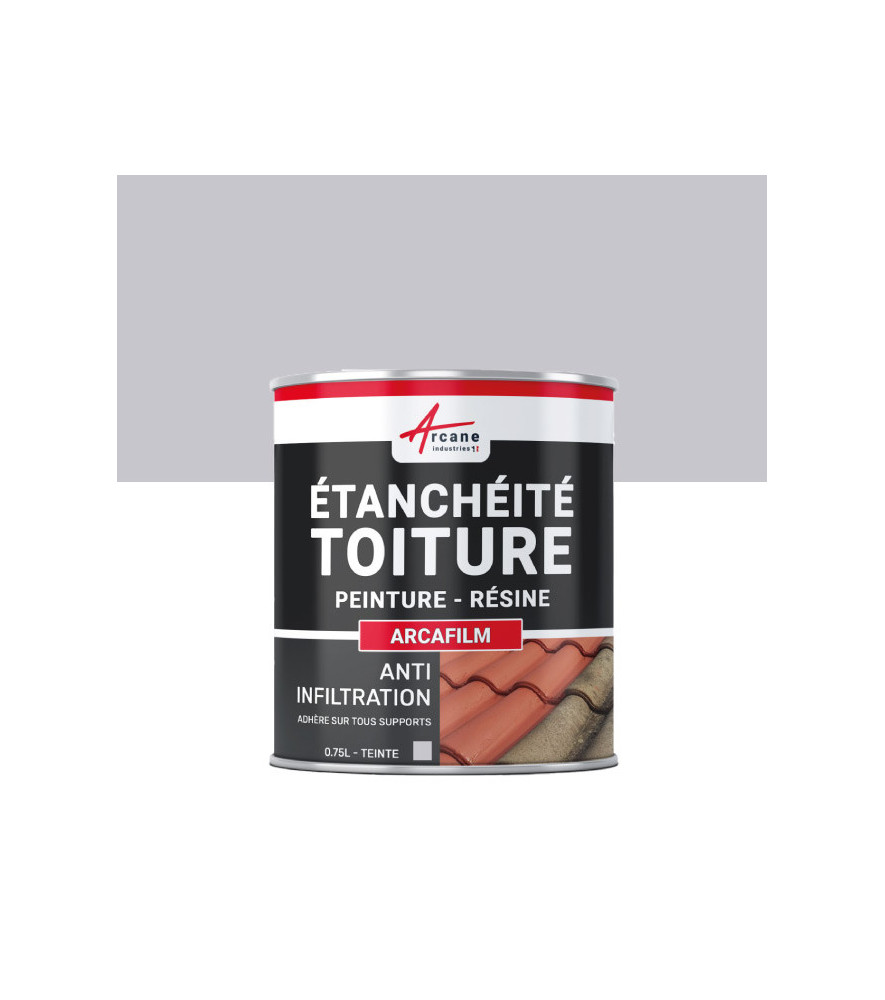 Etanchéité toiture ARCAFILM ardoise 0,75L Etanchéité toiture ARCAFILM ardoise 0,75L